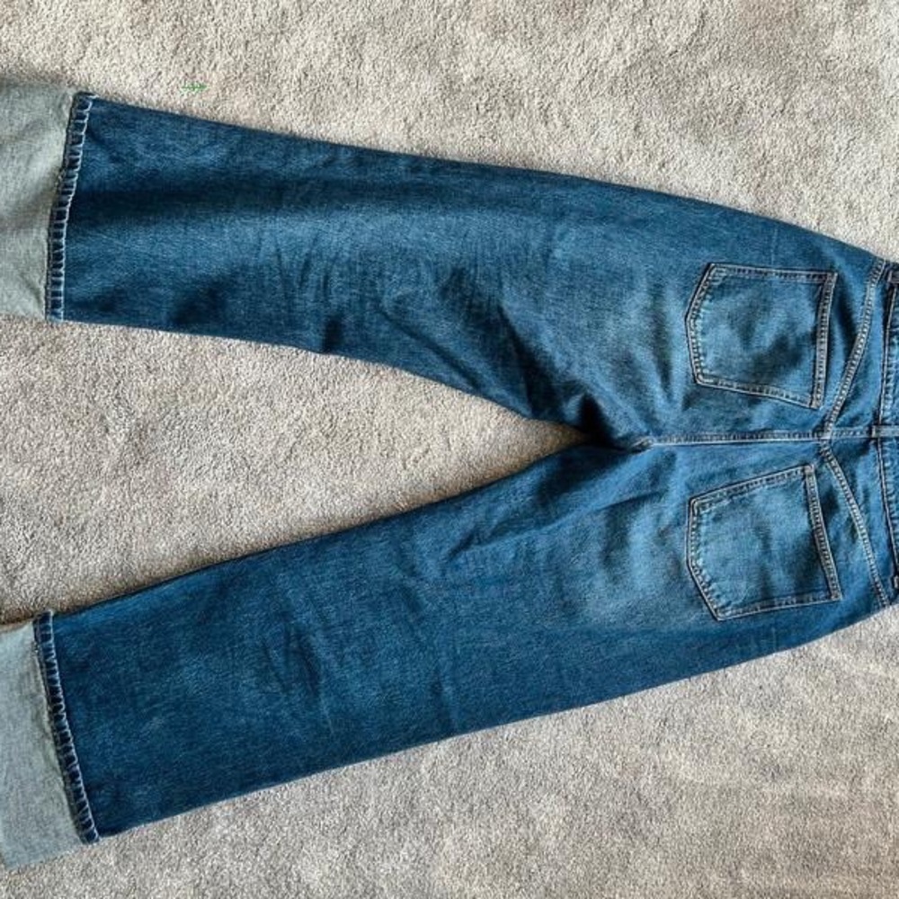 Classic Black ItemPrimark Denim Wide Leg Turnup Jeans